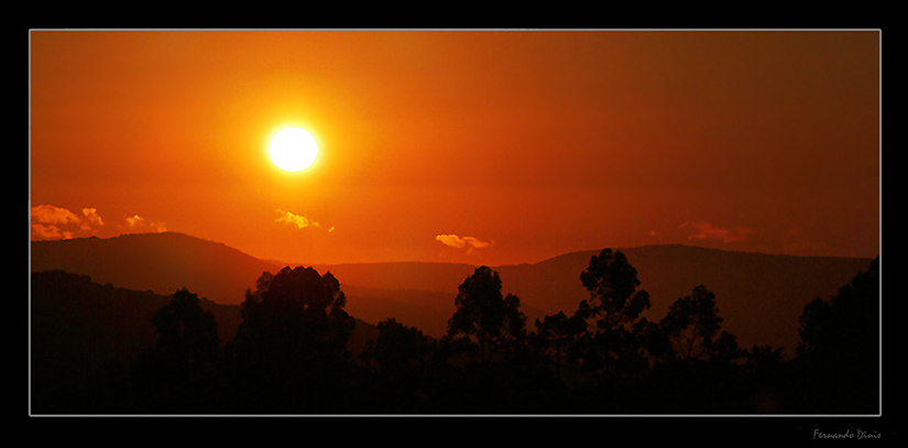 photo "Hot day" tags: landscape, mountains, sunset