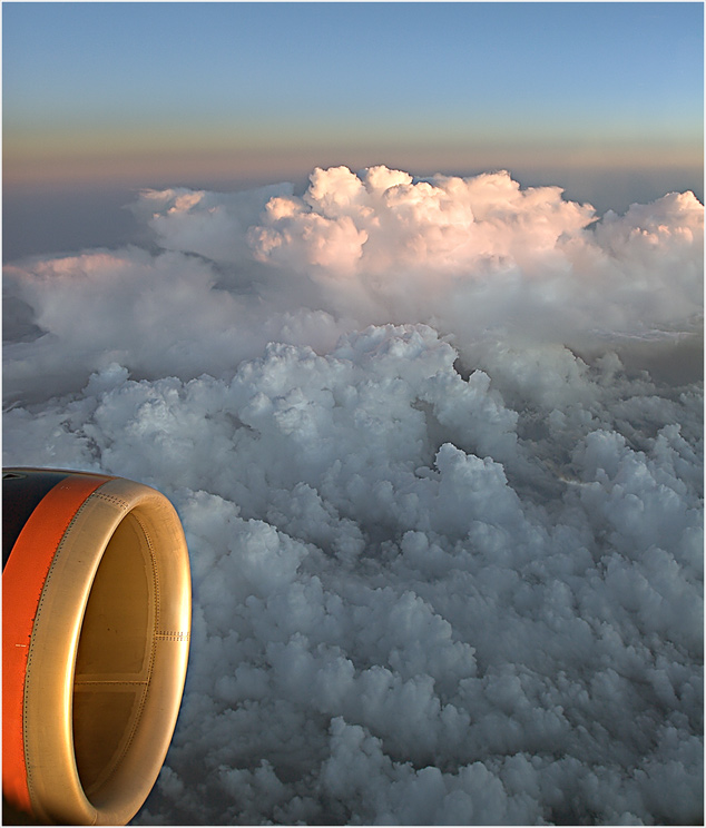 photo "Dawn above clouds" tags: landscape, sunset