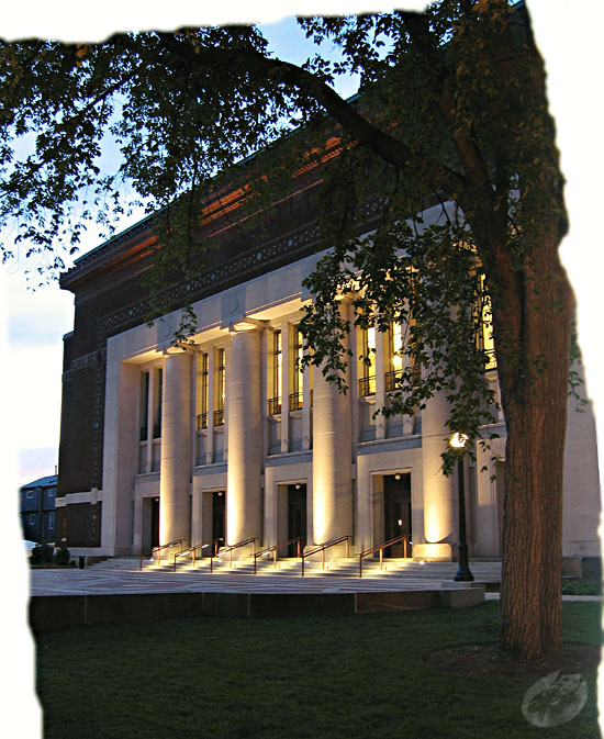 фото "Hill Auditorium" метки: архитектура, пейзаж, 