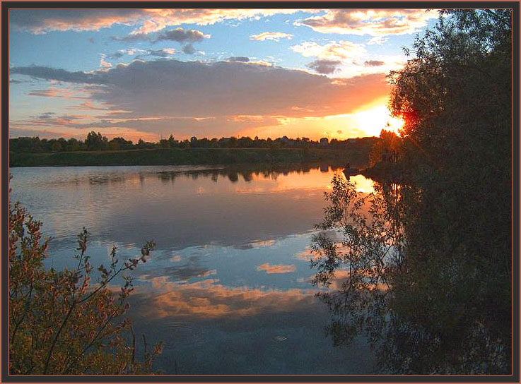 фото "***" метки: пейзаж, вода, закат