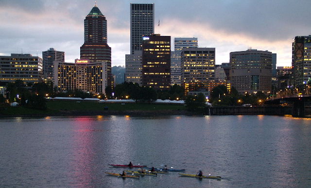 photo "Tealight Flotilla" tags: architecture, landscape, water
