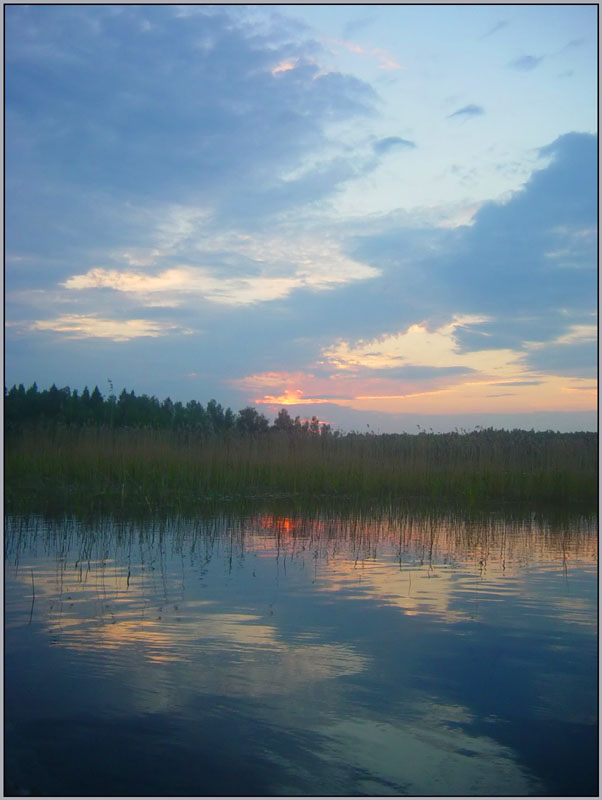 photo "Grew dark.... (6)" tags: landscape, clouds, sunset