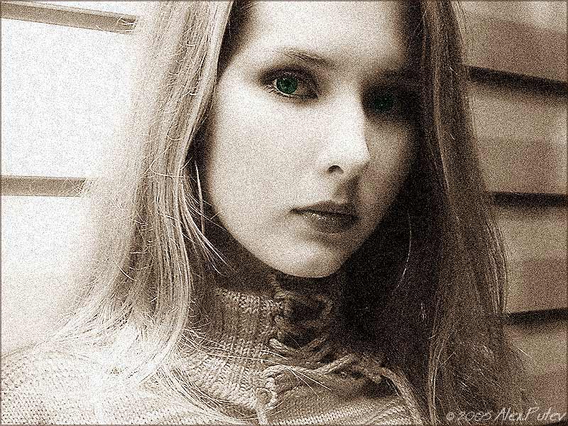 фото "Изумрудного цвета глаза..." метки: портрет, женщина