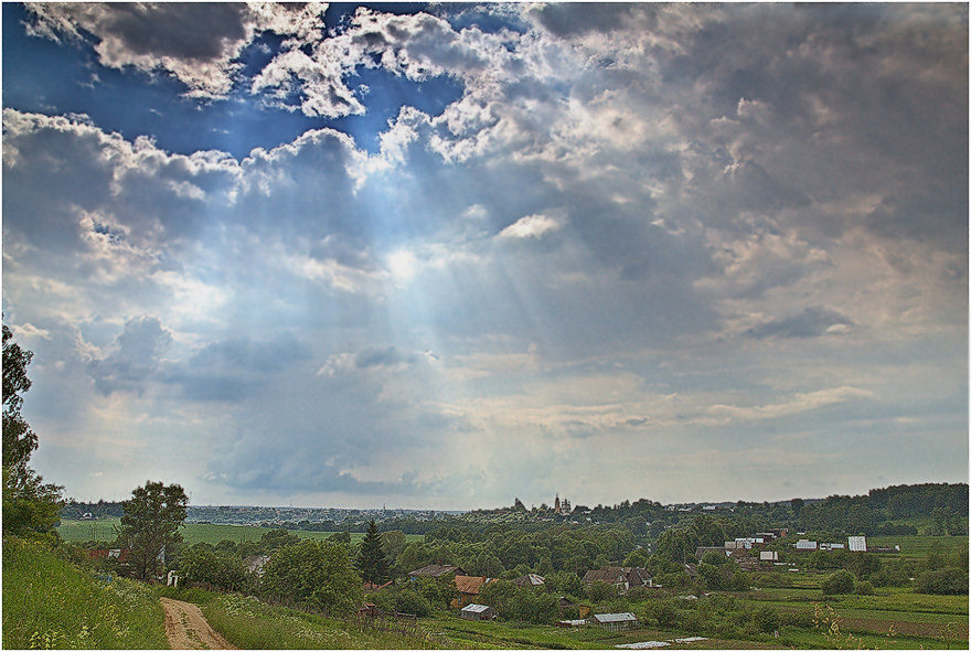 photo "Preceding a storm landscape" tags: landscape, summer