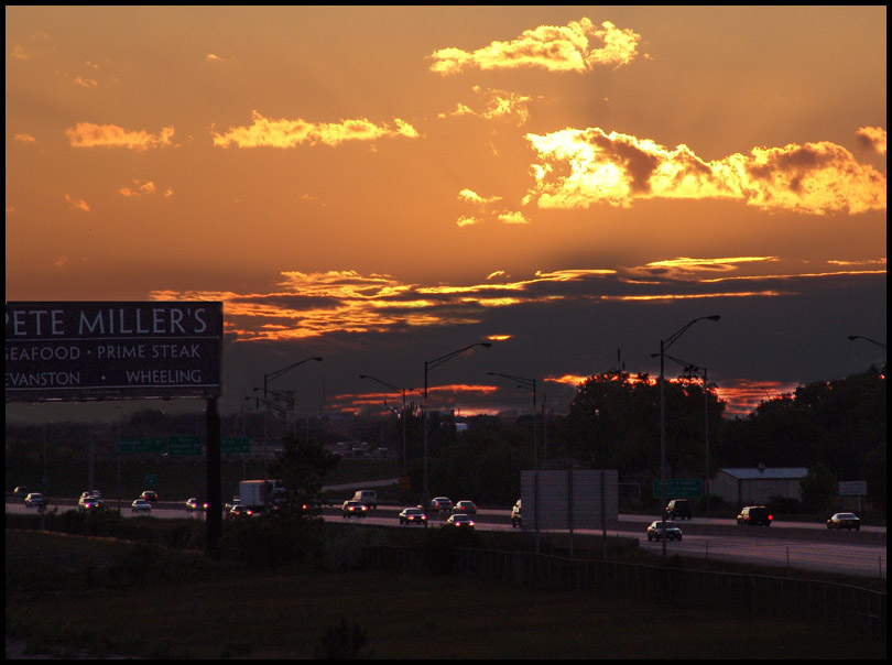 photo "the interstate sunset" tags: landscape, sunset