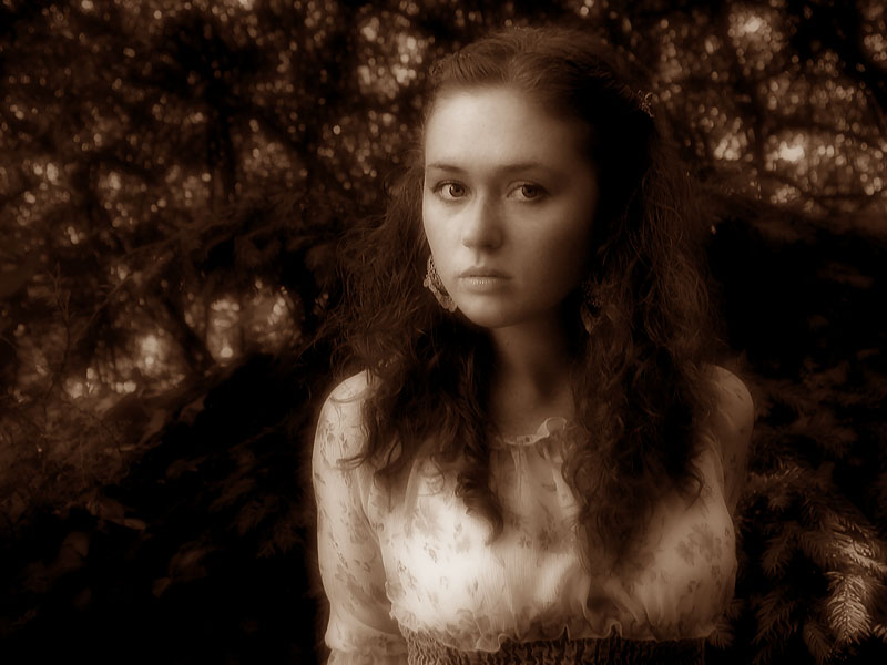 photo "Sepia" tags: portrait, black&white, woman