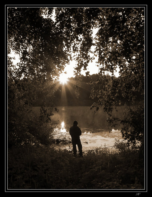 photo "Little Fisherman" tags: black&white, landscape, 