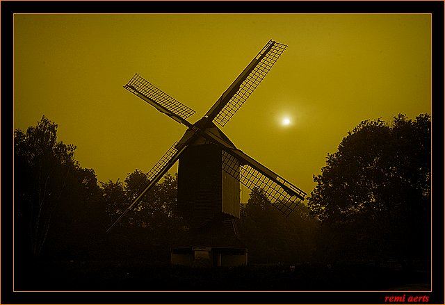 photo "windmile" tags: landscape, sunset