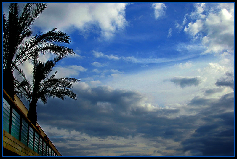 photo "There, behind clouds..." tags: landscape, clouds, summer