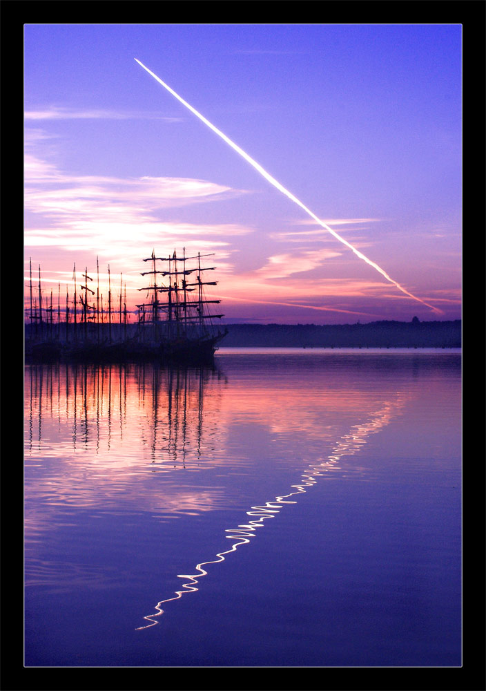 photo "Arrow" tags: landscape, sunset, water