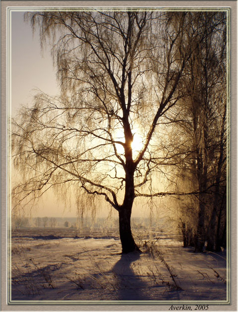 фото "Рассвет" метки: пейзаж, закат, зима