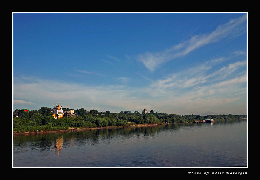 photo "Good morning, Murom" tags: landscape, clouds, water
