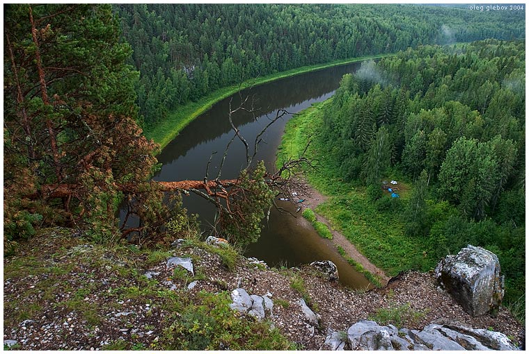 photo "River Chusovaya after rain 2" tags: landscape, forest, water