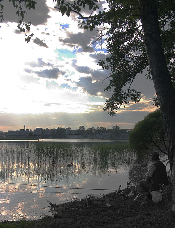 photo "Evening. St-Petersburg. June." tags: landscape, architecture, water