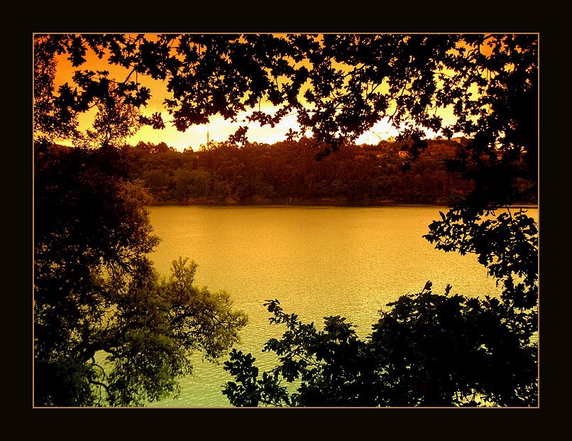 фото "framed by nature" метки: пейзаж, вода, лес