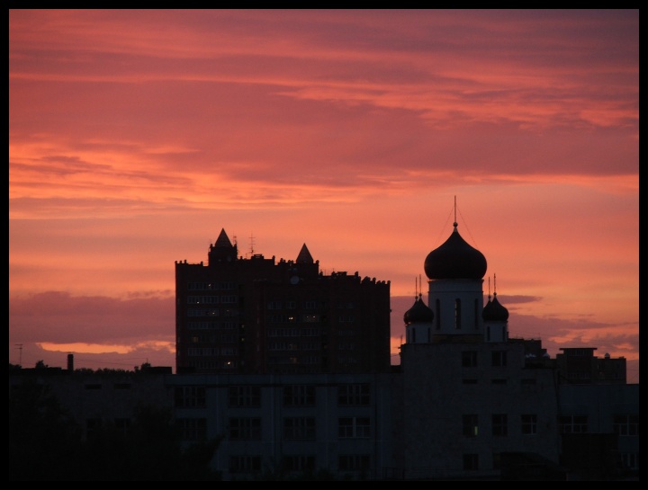 photo "City Dusk" tags: architecture, landscape, sunset