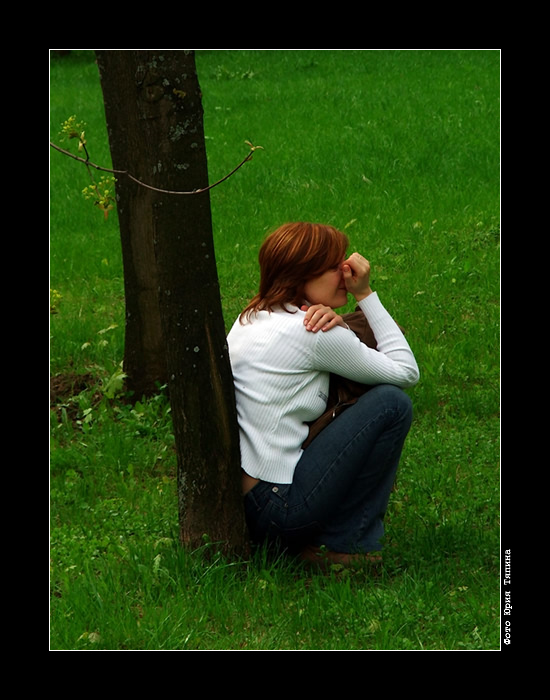 photo "Tete-a-tete with Nature" tags: portrait, genre, woman