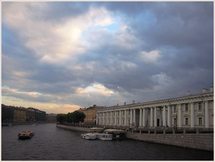 фото "Вечерний Петербург" метки: архитектура, пейзаж, облака