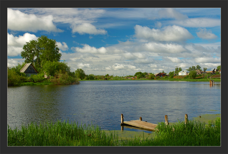 photo "Summer etude with water" tags: landscape, summer, water