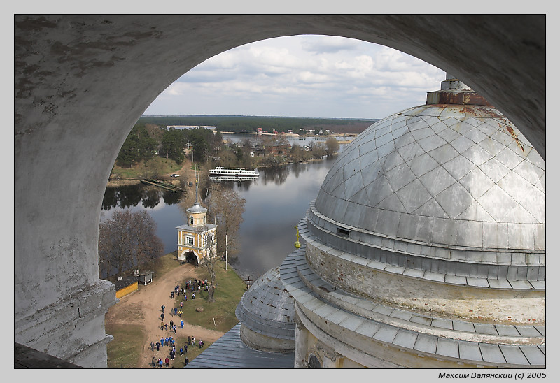 фото "На колокольне / Нилова Пустынь" метки: путешествия, архитектура, пейзаж, Европа