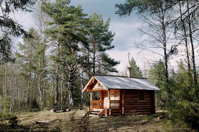 photo "Wooden chapel" tags: misc., 