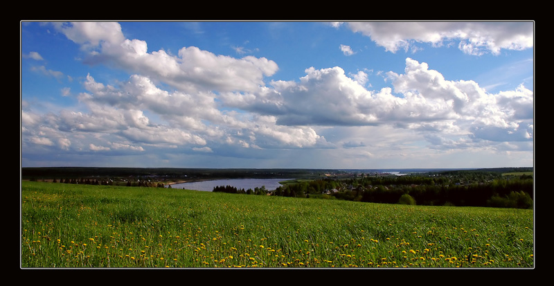 photo "Open space" tags: landscape, clouds, summer