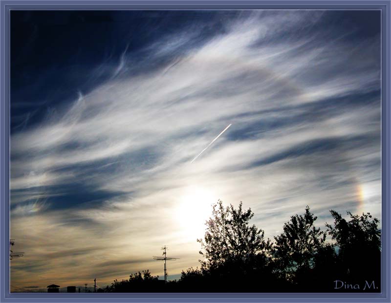 photo "Sign" tags: landscape, clouds, sunset