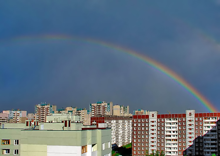 photo "Rainbow Landscape" tags: landscape, architecture, 