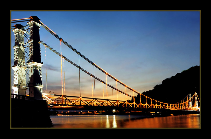 photo "Suspension-Bridge #2" tags: architecture, landscape, 