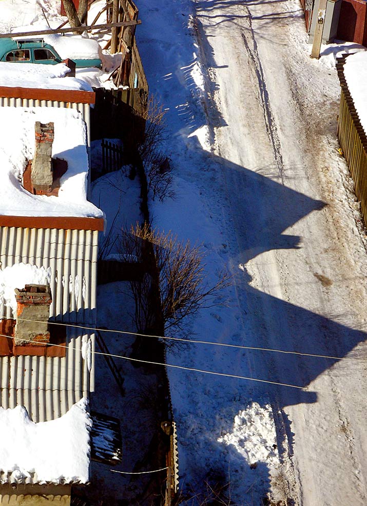 фото "Shadows on a snow" метки: природа, 