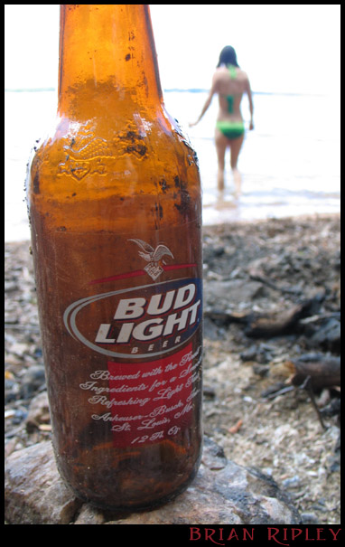 фото "Budweiser on the Beach" метки: пейзаж, вода