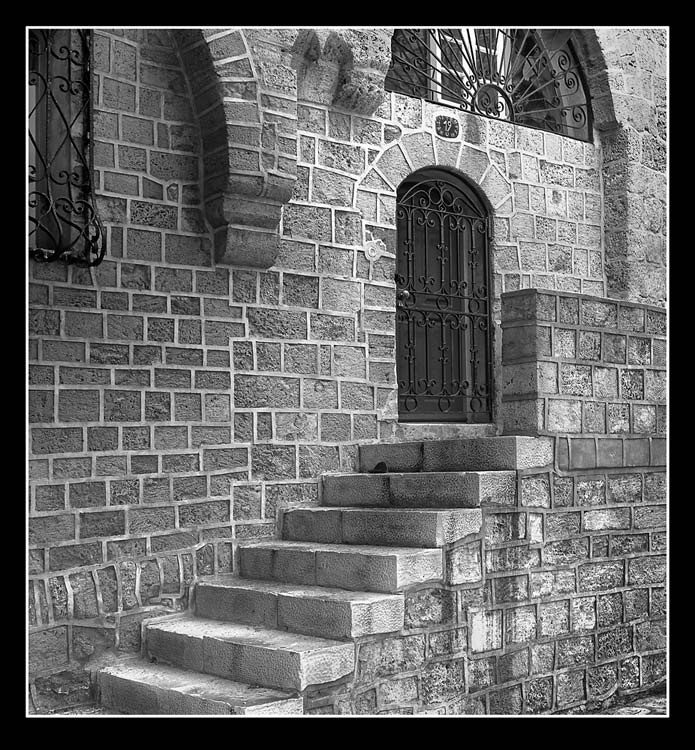 photo "Old Yafo" tags: travel, black&white, Asia