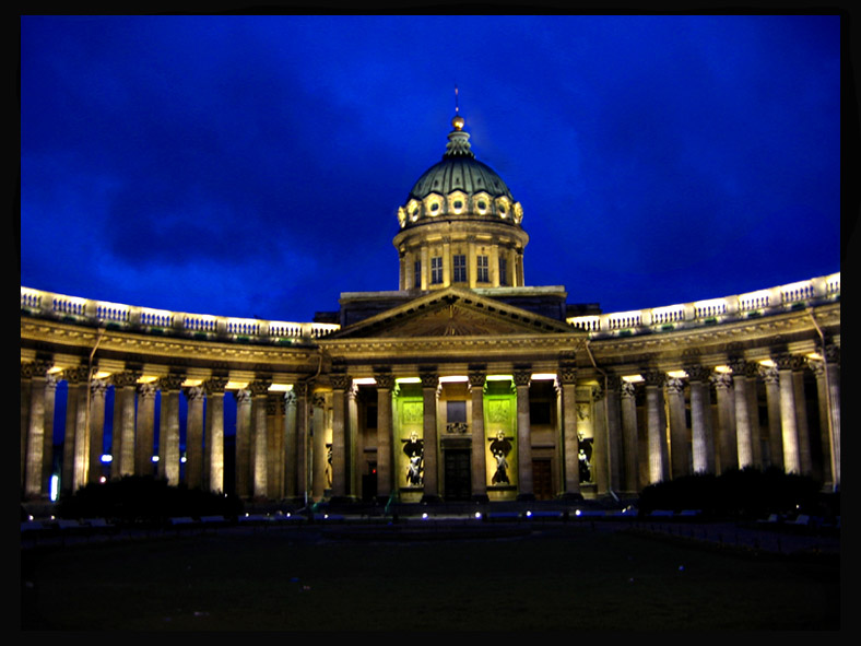 photo "Kazanskii in night" tags: architecture, landscape, night