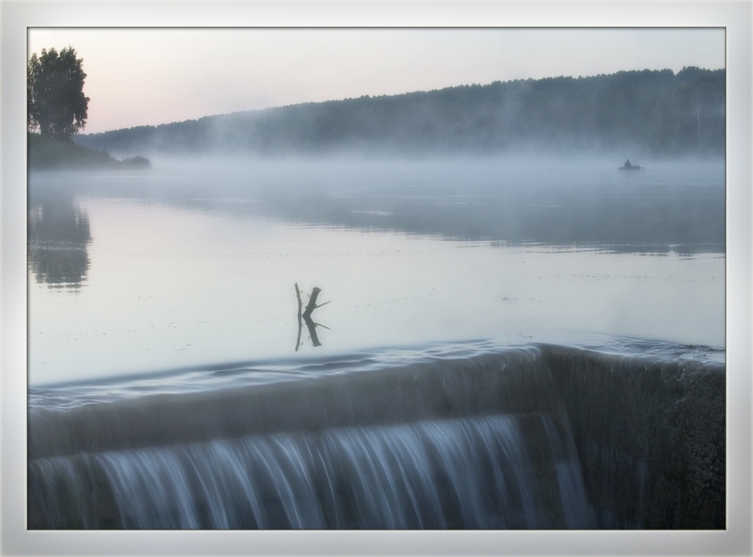 фото "Рассвет на озере" метки: пейзаж, вода