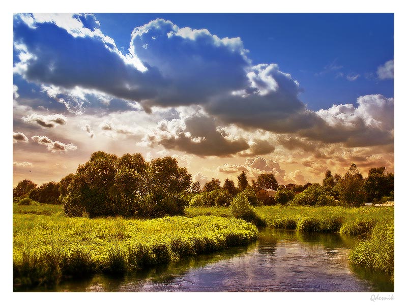 photo "Clouds on walk )" tags: landscape, clouds