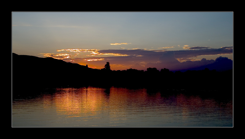 photo "sunset by Danube" tags: landscape, sunset