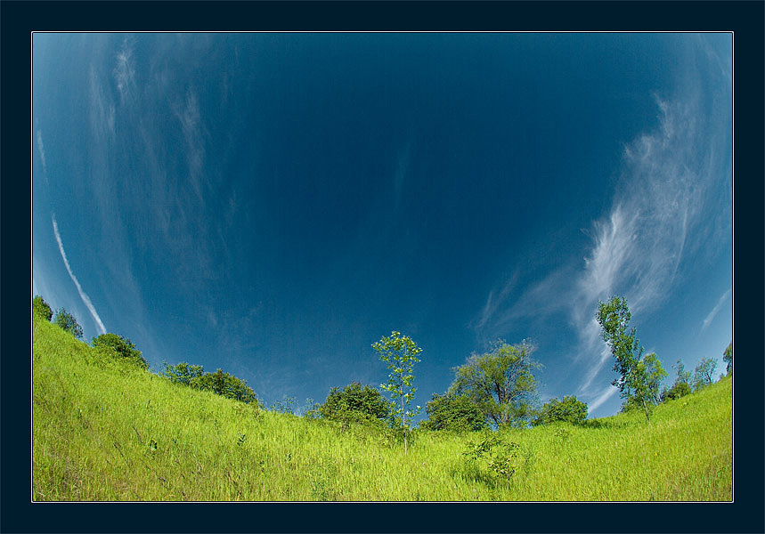 photo "And a Little Bit About the Summer." tags: landscape, clouds, summer