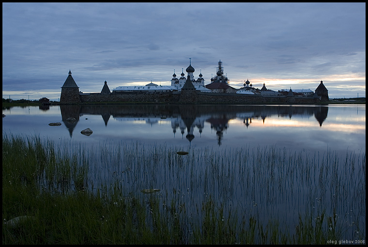 photo "Soloveckiy priory in turn white night 2" tags: architecture, landscape, 