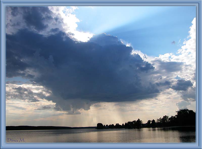 фото "Дождь..." метки: пейзаж, вода, облака