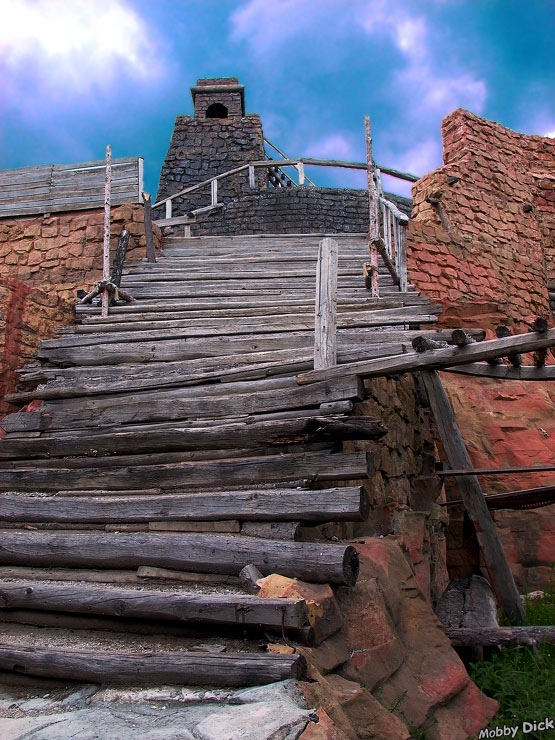 photo "Step-ladder to the sky" tags: misc., old-time, 