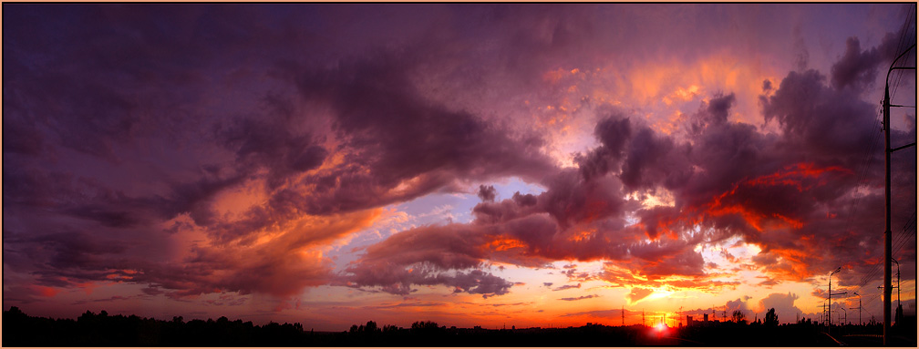 photo "Gomel on July, 4, a decline." tags: landscape, sunset