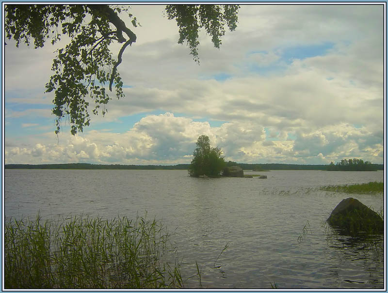 photo "Islands" tags: landscape, clouds, water