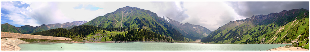 фото "Большое Алматинское озеро" метки: пейзаж, вода, горы