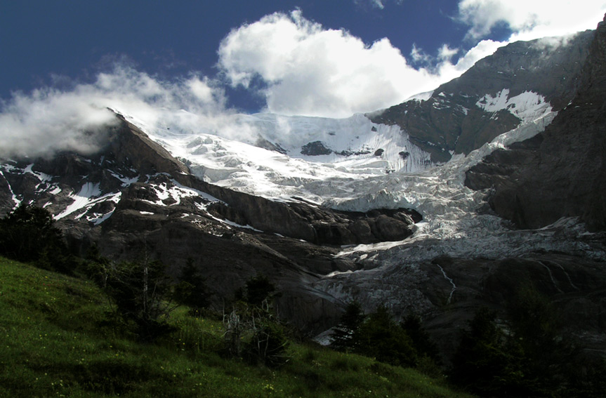 photo "...Glaciers there cry,giving a life to the rivers." tags: landscape, mountains