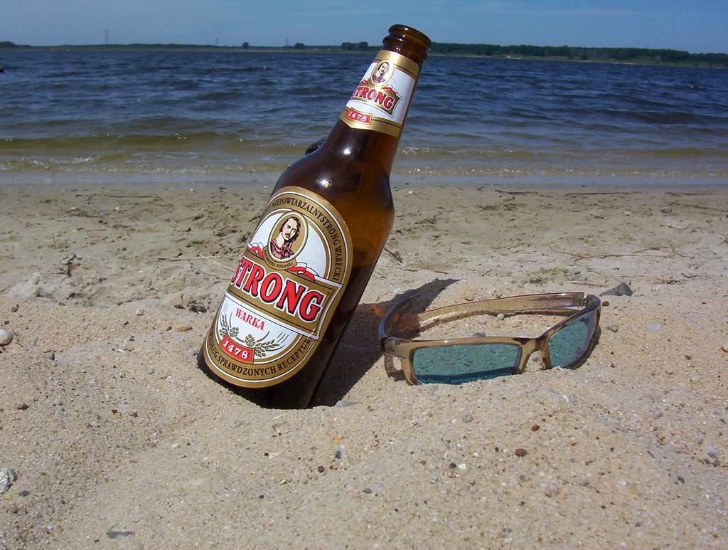 photo "Beer on the beach" tags: landscape, 