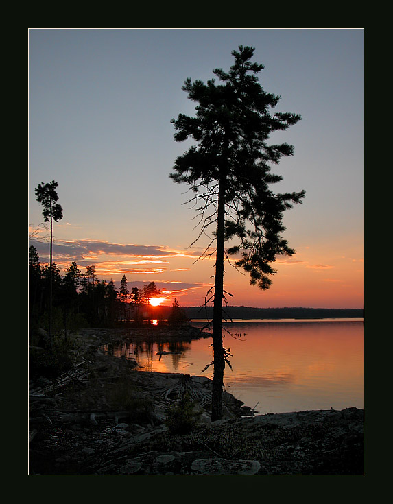 photo "NORTH" tags: landscape, summer, sunset