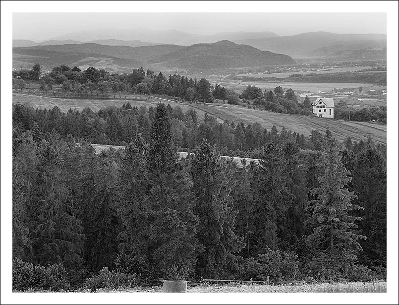 photo "Landscapes" tags: landscape, black&white, mountains