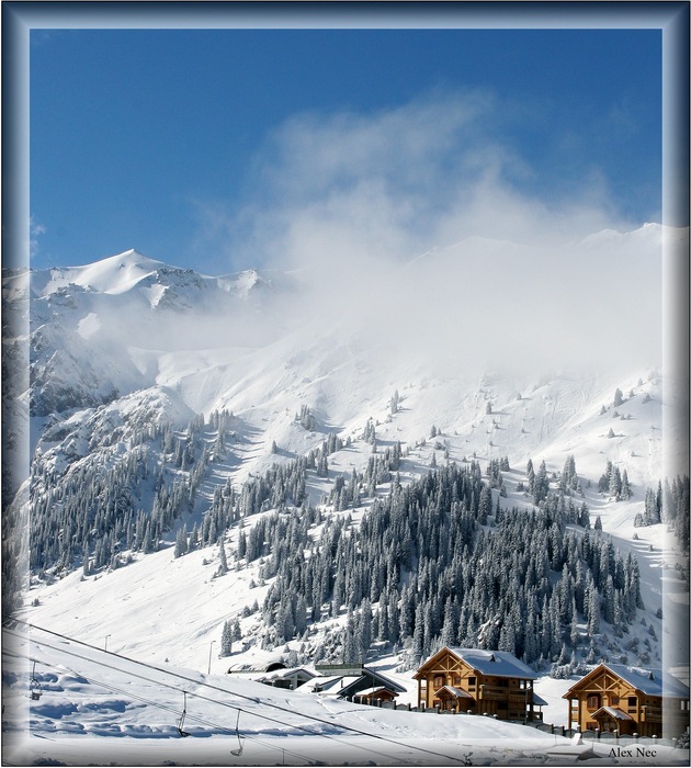 photo "Morning on "Chimbulak"" tags: landscape, mountains, winter