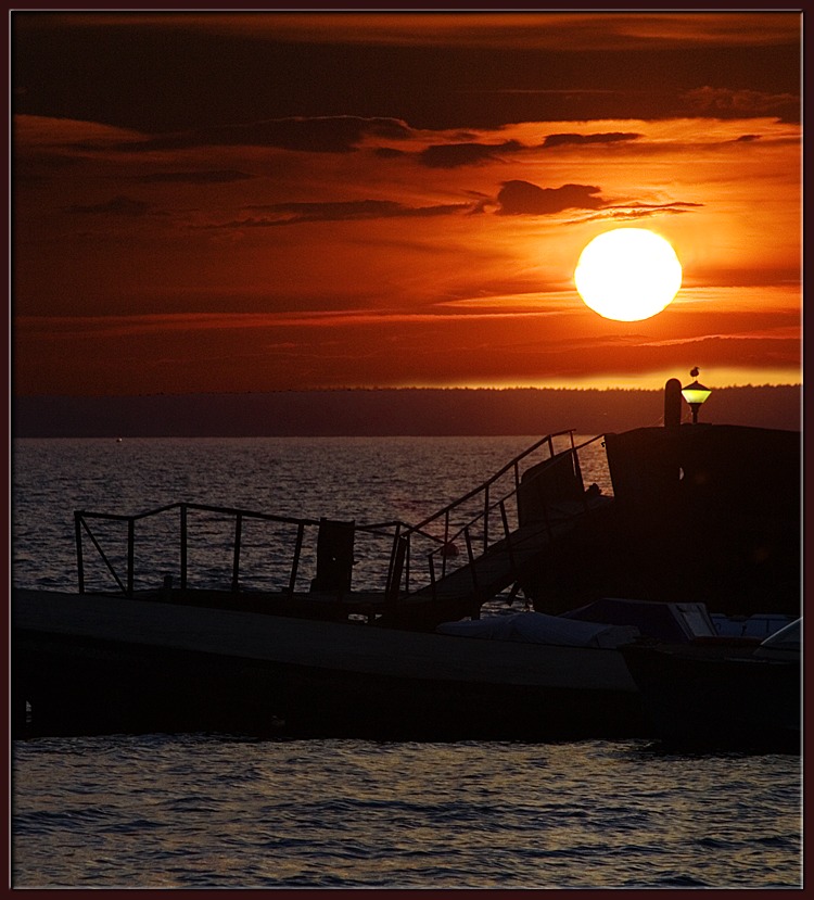 photo "Moscow Sea" tags: landscape, sunset