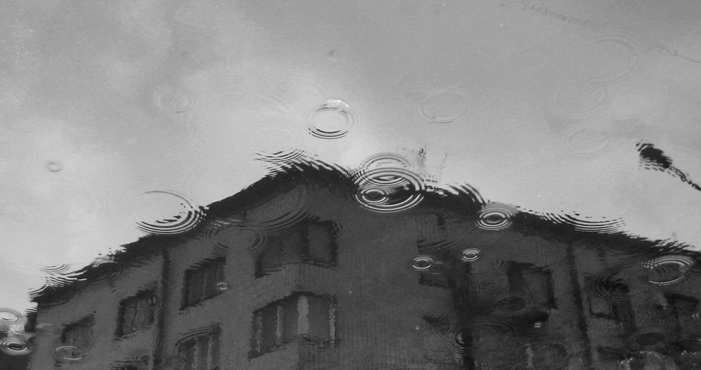 photo "Rain in my town" tags: black&white, 